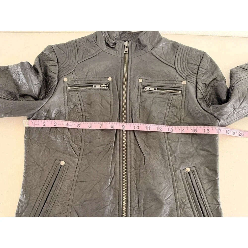 Milwaukee Leather Racer Jacket Women Size XS Black Premium Sheepskin SFL2801 New